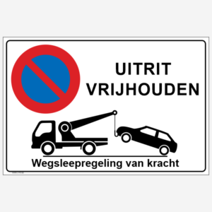 Uitrit vrijhouden